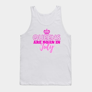 Queens are born in July Tank Top